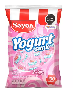 Caramelo Yogurt Suak x 100 UND